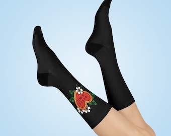 Still Emo Cushioned Crew Socks, Emo Socks, Elder Emo Socks, Emo Gift, Gift for Emo