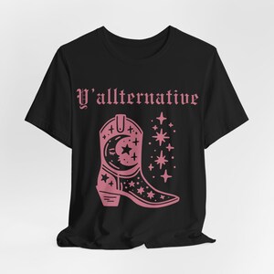 Camisa Yallternative, camiseta Yallternative, camisa vaquera gótica, camisa gótica, camisa Emo, camisa gótica sureña, camisa vaquera gótica, espeluznante imagen 6