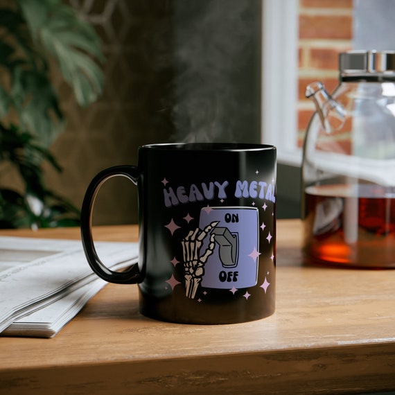 Taza Además De Heavy Metal Soy Un Padrazo Personalizable Con
