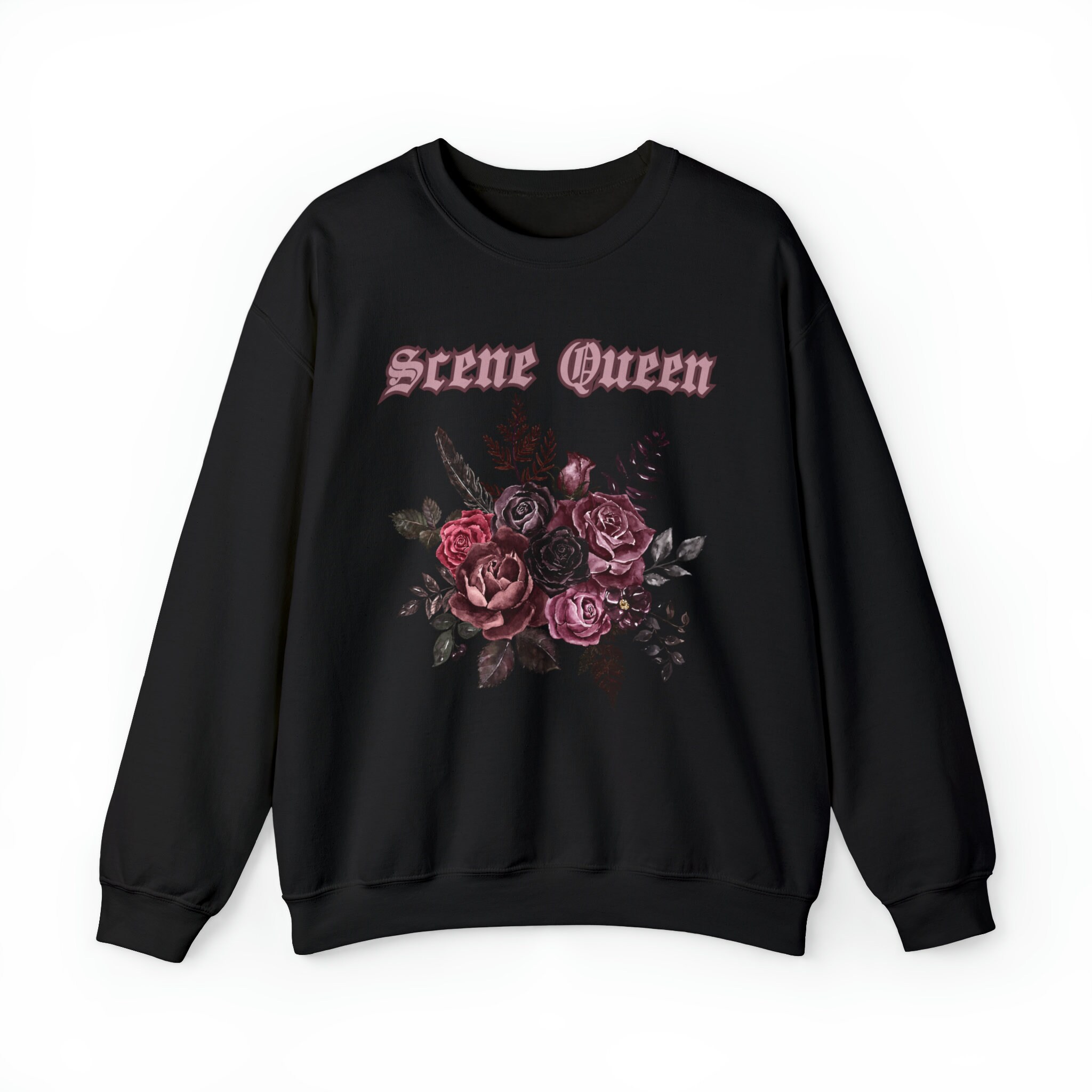 Scene Queen Crewneck Sweatshirt, Elder Emo Shirt, Emo Sweatshirt