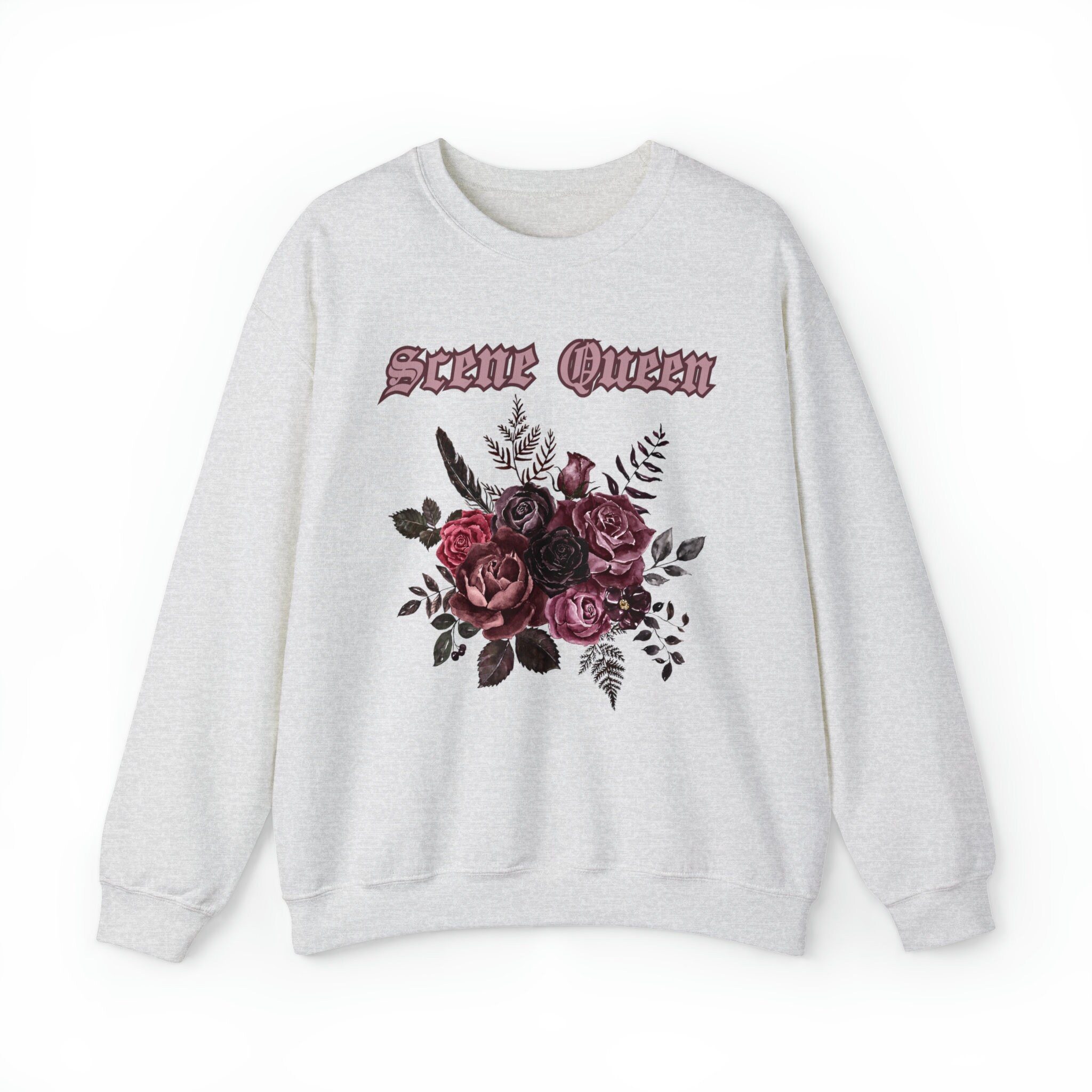 Scene Queen Crewneck Sweatshirt, Elder Emo Shirt, Emo Sweatshirt