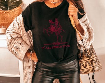 Yallternative Shirt, Gothic Shirt, Emo Shirt, Emo Country Shirt, Yallternative Tshirt, südländisches Gothic Shirt, Gothic Country Ästhetik