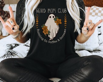 Weird Mom Club Tee, Spooky Mom Shirt, Emo Mom Shirt, Goth Mom Shirt, Weird Mom Shirt, Emo Mom Club Shirt, Alternative Mom Tee, Screamo Shirt