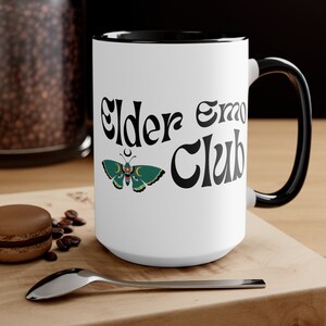 Elder emo club mug, elder emo club cup, gift for Emo, Emo mug, elder emo mug, Emo coffee mug, Emo gift, goth mug