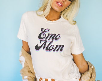 Camiseta de mamá emo, Camiseta de mamá emo, Camiseta de mamá emo mayor, Camiseta del club de mamás emo, Camiseta de mamá alternativa, Camiseta de mamá pop punk