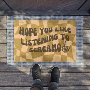 Zerbino Emo, Tappeto Emo, Arredamento Emo, Regalo Emo, Zerbino Emo Anziano, Regalo Musica Emo, Regalo Screamo, Zerbino Goth, Zerbino Punk, Zerbino Alternativo