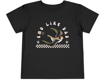 Emo Like Dad Toddler Tee, Emo Toddler Shirt, Emo Toddler Clothes, Emo Toddler Tshirt, Future Emo Kid, Emo Dad, Emo Gift, Emo Kid Shirt