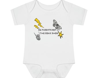 Emo Baby Bodysuit, Emo Baby Clothes. Goth Baby Clothes, Gothic Baby, Metal Baby Clothes, Emo Baby Shower Gift, Emo Aesthetic Baby Clothes
