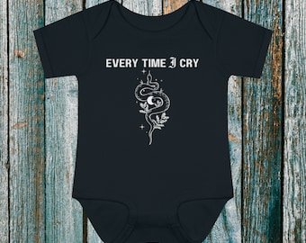 Metal Baby Body, Elder Emo Baby Clothes, Metal Baby Clothes, Gothic Baby, Death Metal Baby Clothes, Punk Baby Clothes, Emo Baby Gift