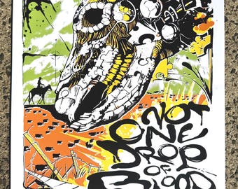 Not One Drop of Blood Movie Poster Edition of 150