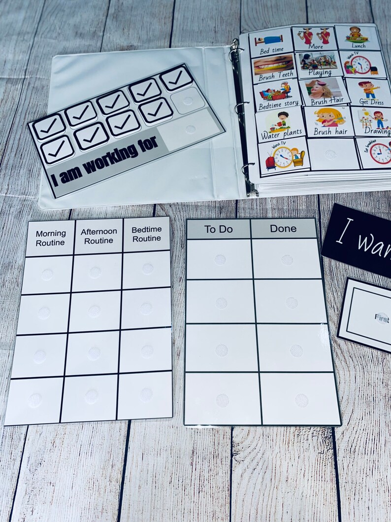 Bundle Pictures Card for Communication Speech Therapy ABA Etsy