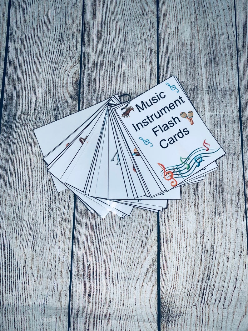 Music Instruments Flash Cards ,busy Work, Music Therapy , Teacher ...