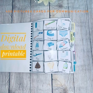 400 bundel fotokaart voor communicatie, logopedie, autisme, speciale behoeften, schema, montessori, visueel hulpmiddel, digitale download,
