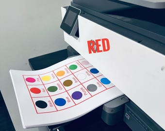 Red Printed 1,000 PEC Picture Cards | Speech Therapy Communication | Autism Visual Aids | Nonverbal Routine Schedule | Sentence Builder Set
