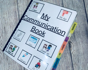 300 tarjetas de comunicación con imágenes para autismo, necesidades especiales, logopedia, ABA, programación visual DTT, aprendizaje de rutinas.