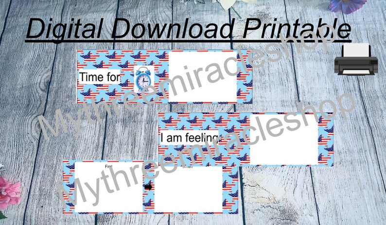 4th of July Speech Therapy Sentences Builder Strip Communication ...