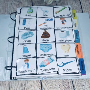 100 Bundle Pictures Card for Communication Speech Therapy, Autism Non ...