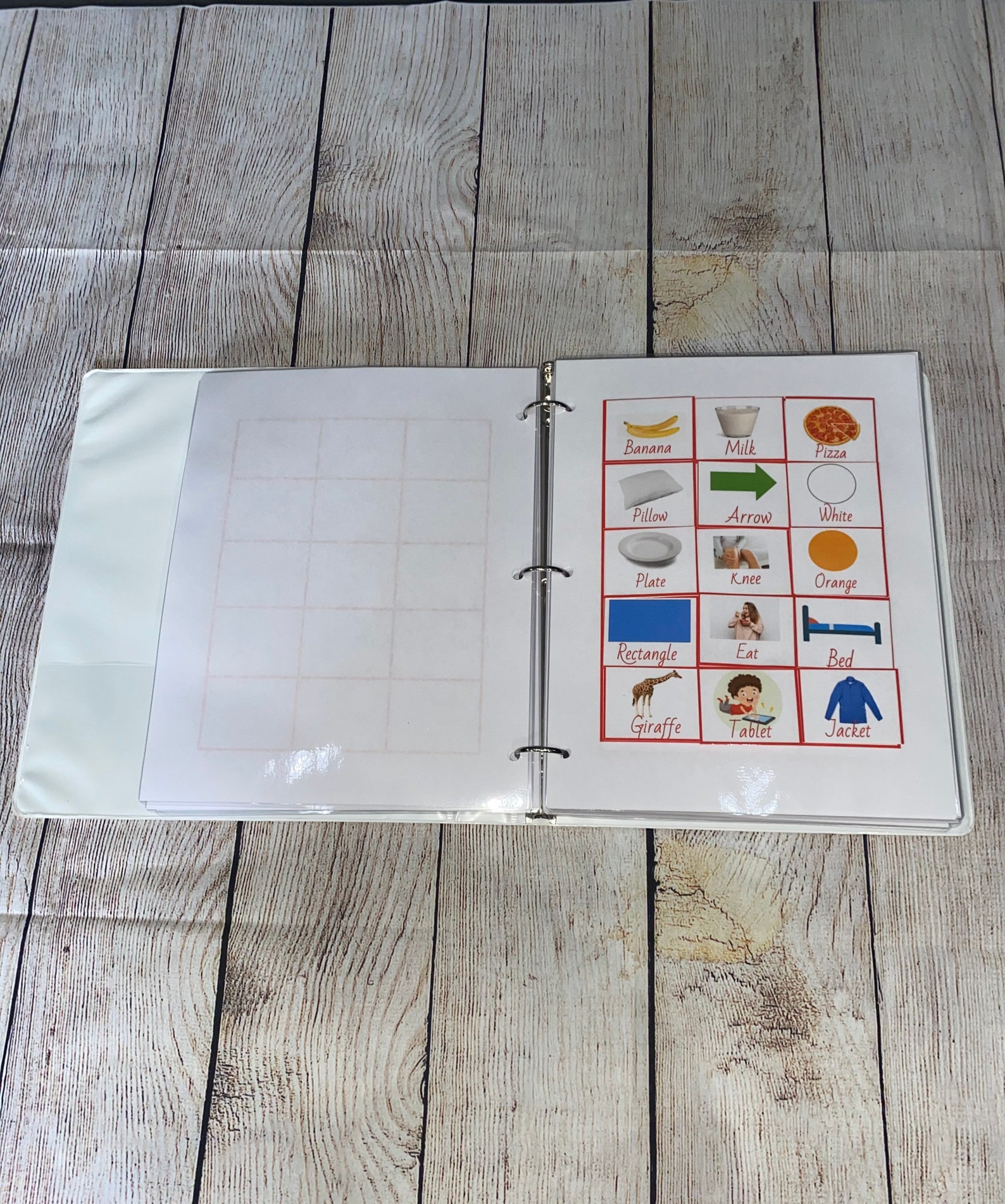 Pecs binder pack of 210 small pecs pecs binder with cover Etsy