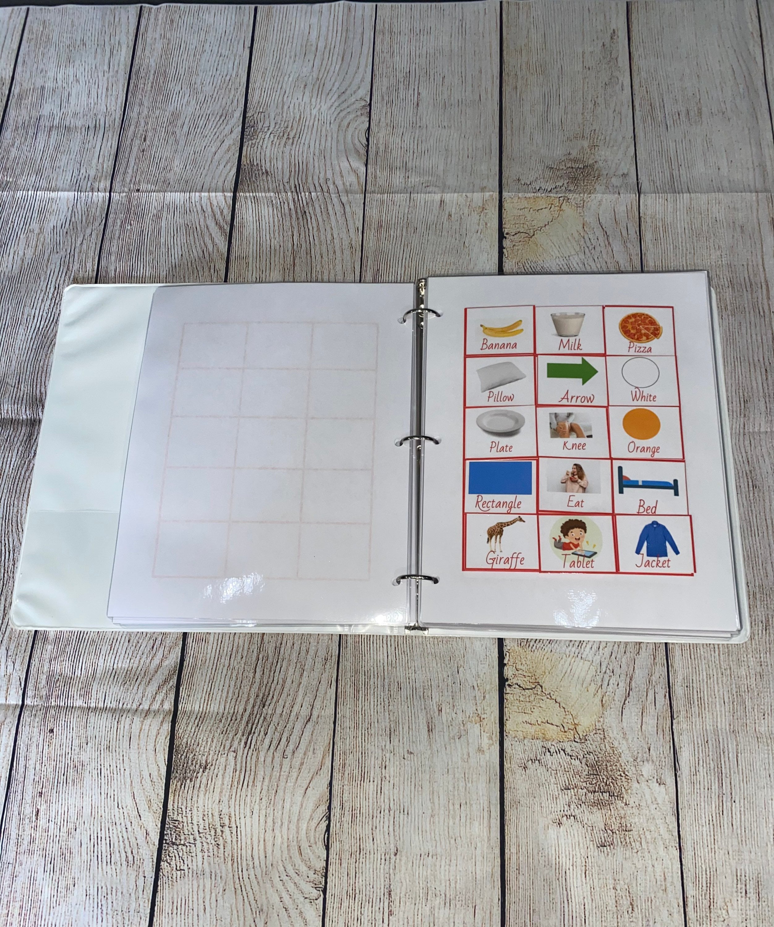 Pecs binder pack of 210 small pecs pecs binder with cover Etsy