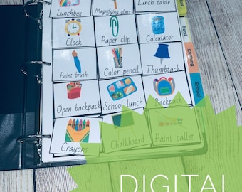 400 Pictures card for communication pictures cards, Speech therapy, Autism, special need ,Schedule, Montessori, digital download (p1