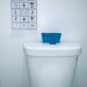 badkamerroutine voor meisjes, zindelijkheidstraining plannen, poster beloningskaart, kaarten voor communicatie, interactief