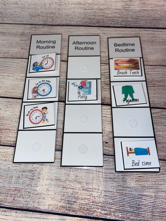 Small Pecs schedule kit binder Pecs cards/ Speech Etsy