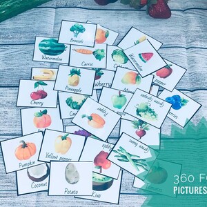 300 voedselbundel, drankjes, restaurant, beloningen voedseltherapie, keuzebordgrafiek, flashkaarten, montessori digitale download afdrukbaar