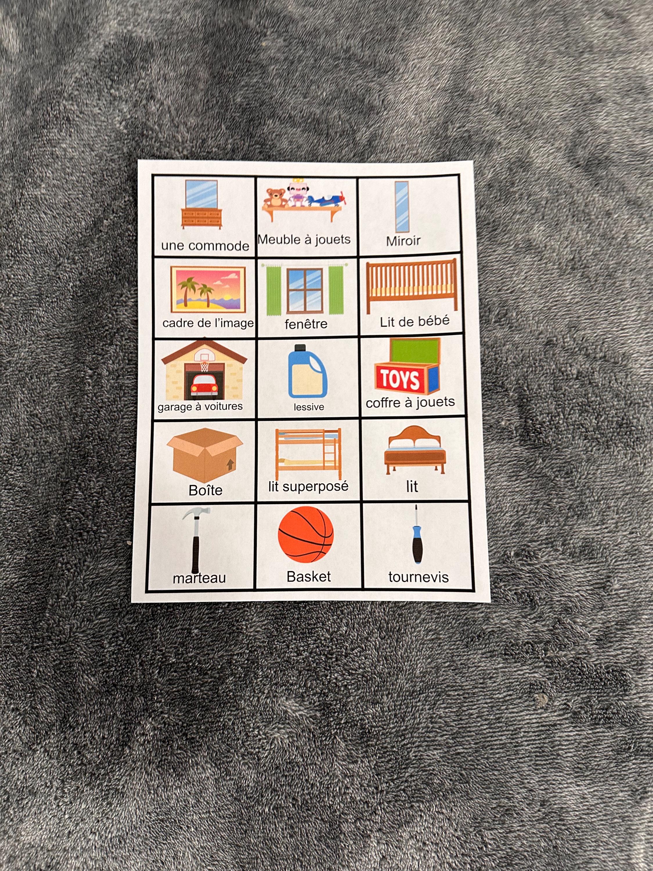 French Pec Morning Routine 1,000, Pec, French Picture Cards for Communication, Speech Therapy ...