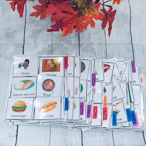 200 extra grote fotokaarten voor communicatie, spraakvertragingentherapie, therapie, autisme, speciale behoeften, routine, schema, montessoriset #1