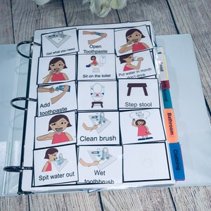 Visuele aidsondersteuning, vroege alfabetisering, flitskaarten met symbolen, leren, logopedie, ASS, ADHD, Apraxie peuter | Gedragskaartbundel van 300,