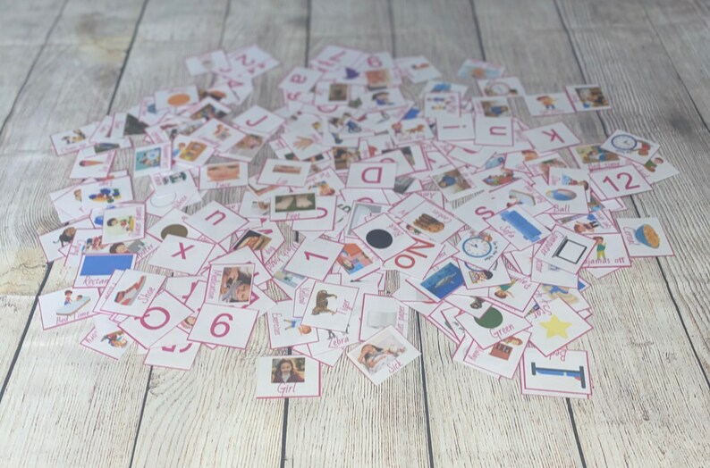 Toys Learning & School My voice picture cards for communication system ...