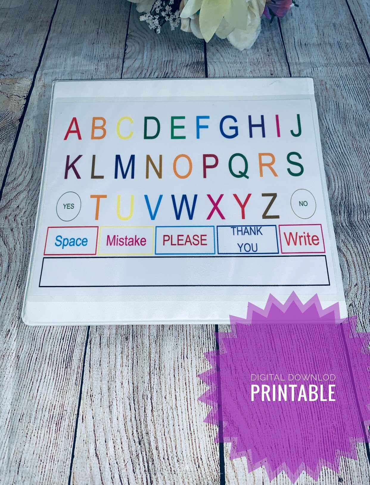 aac boards adult or kids for communication alphabet board etsy australia