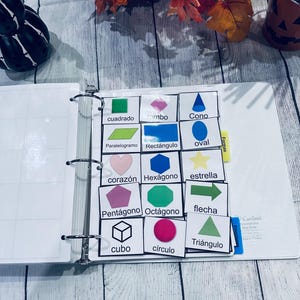 スペイン語の黒の大きな絵カード300枚、コミュニケーション、言語療法、自閉症、特別なニーズ、スケジュール、モンテッソーリ、デジタルダウンロード（p1