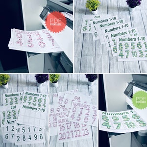 Números de Natal de 1 a 20, classificação de correspondência, pré-escola, educação domiciliar, atividade educacional, criança Montessori ocupada pré-escola, criança criança criança