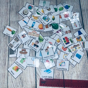 1,000 Pictures Card for Communication, Speech Therapy, Autism Nonverbal ...
