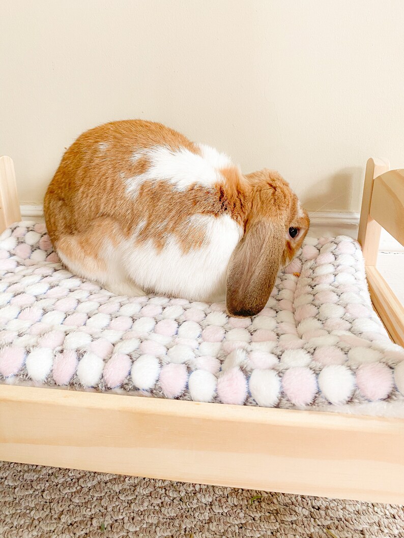Bunny Bed Mat Fleece Bed Liner Etsy
