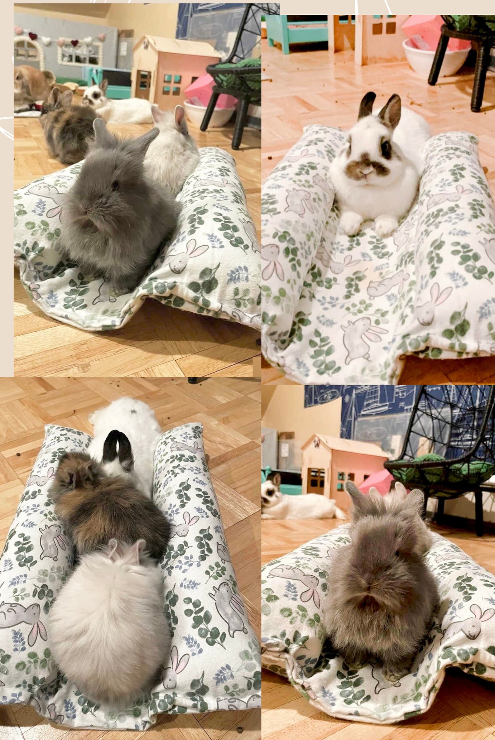 Bunloaf Pillow Snuggle Bed Cuddle Bunny Bed | Etsy