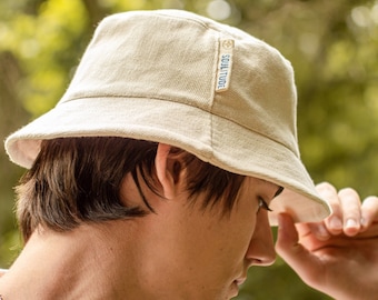 SOULITUDE Upcycled Bucket Hat | Unisex | Ivory