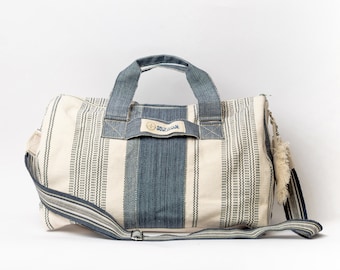Sustainable Handmade Travel Duffel Bag- Vita