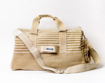 Sustainable Handmade Travel Duffel Bag- Amare