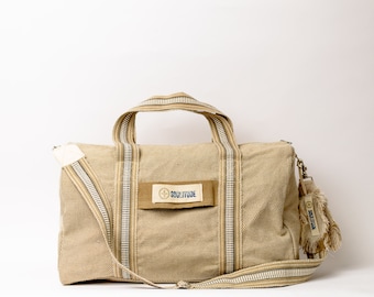 Sustainable Handmade Travel Duffel Bag- Elan