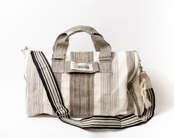 Sustainable Handmade Travel Duffel Bag- Alma