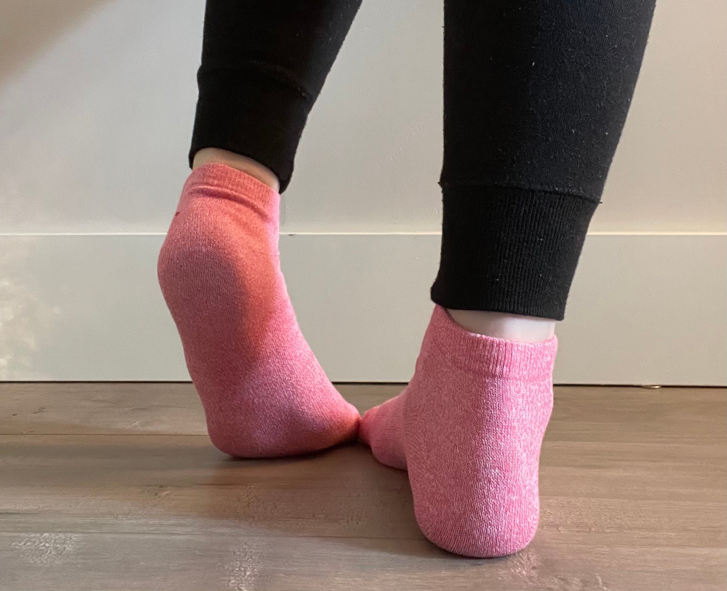 Worn Used Pink Socks Etsy