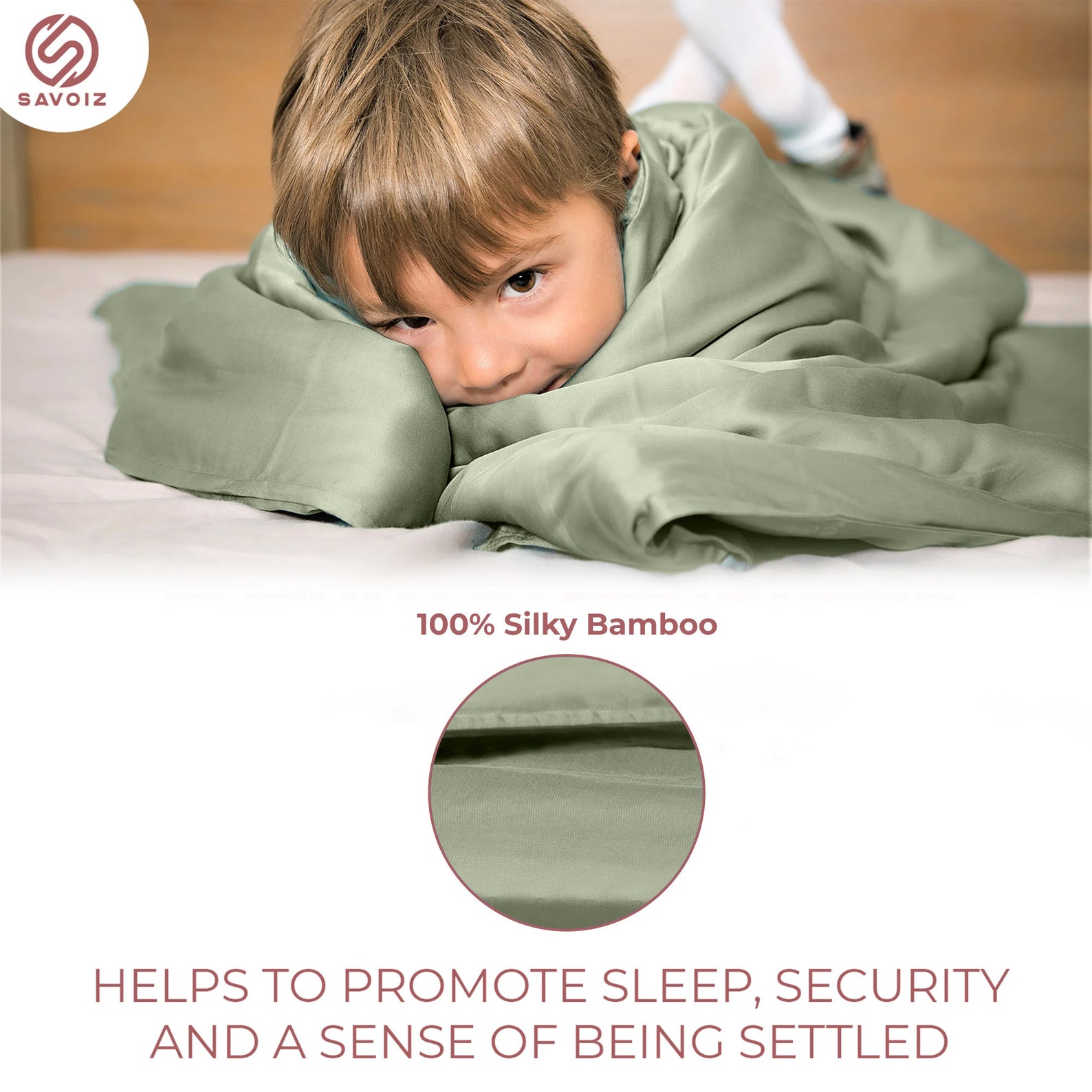 SAVOIZ Kids Weighted Blankets 3lbs Weighted Blanket 5lb Weighted