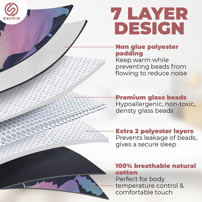 SAVOIZ Kids Weighted Blankets 3lbs Weighted Blanket 5lb Weighted