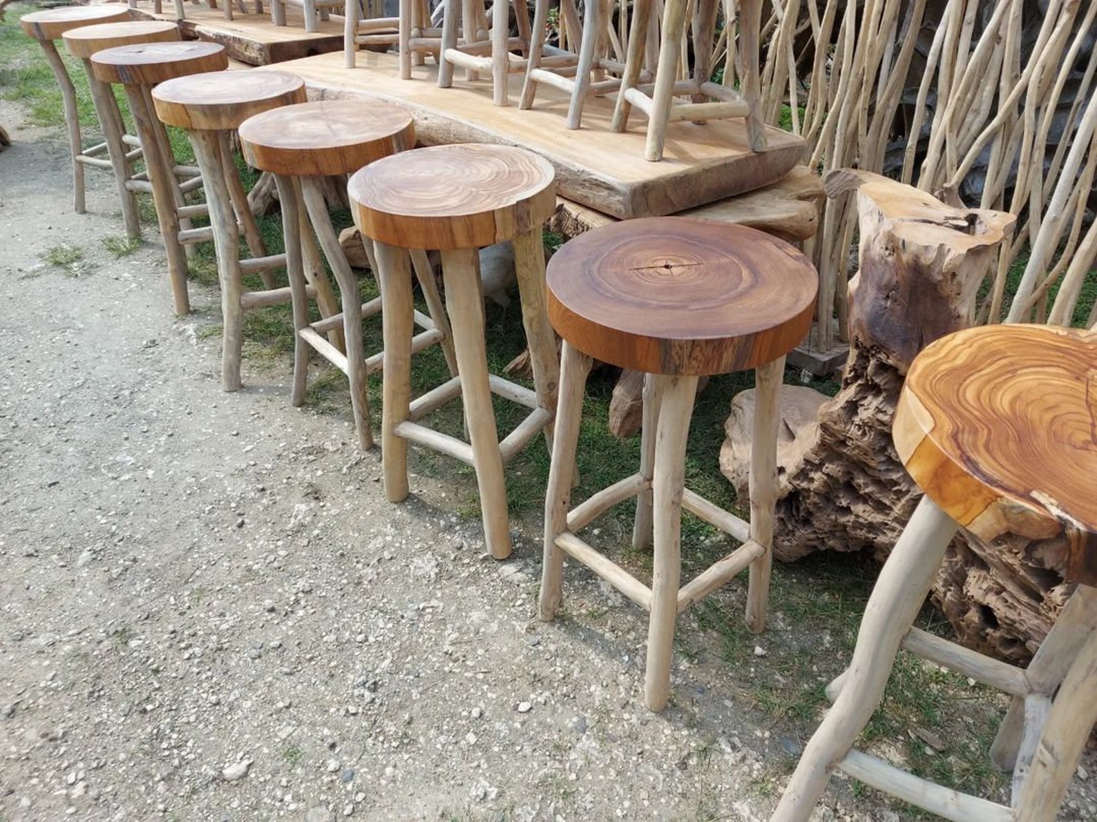 Teak Stool Teak Root Teak Root Furniture Etsy