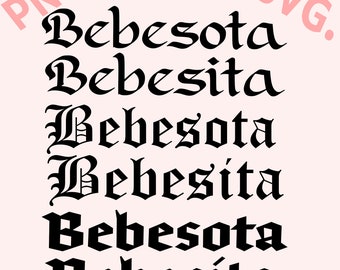 Bebesita / Bebesota SVG. PNG.