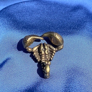 Vintage Brass Scorpion