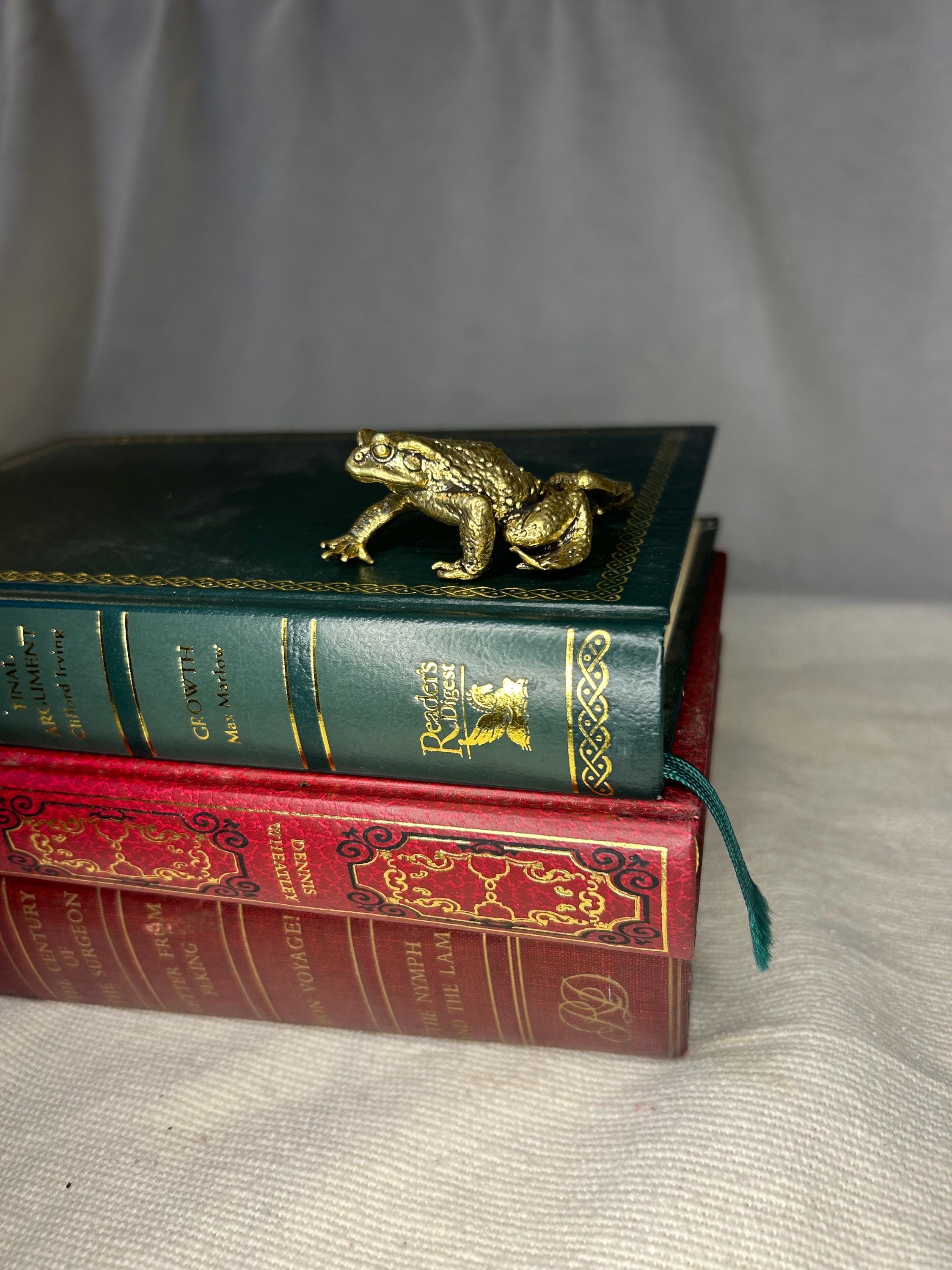 Vintage Brass Frog Toad