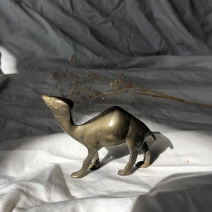 Vintage Brass Camel